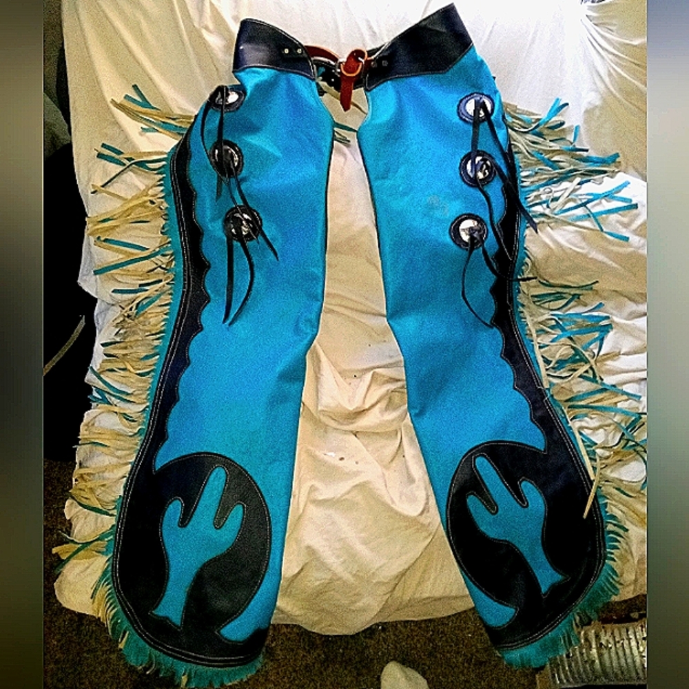 Vintage "Nothing But The Blue" Rodeo Chaps